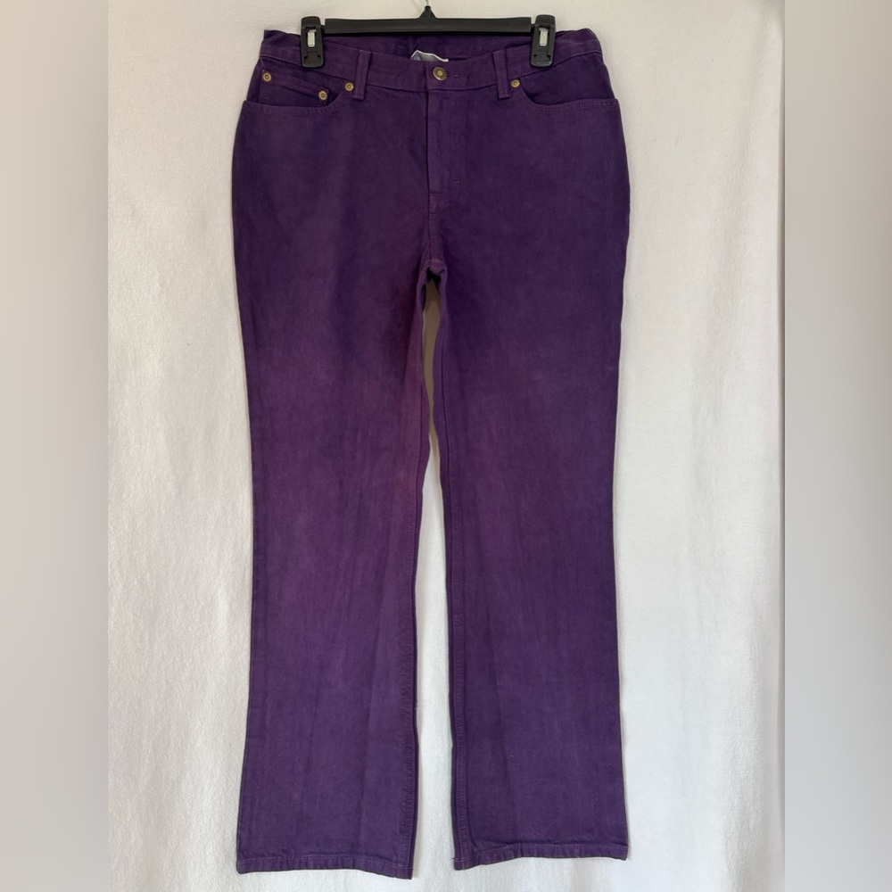 Purple Wide Leg Women's Jeans